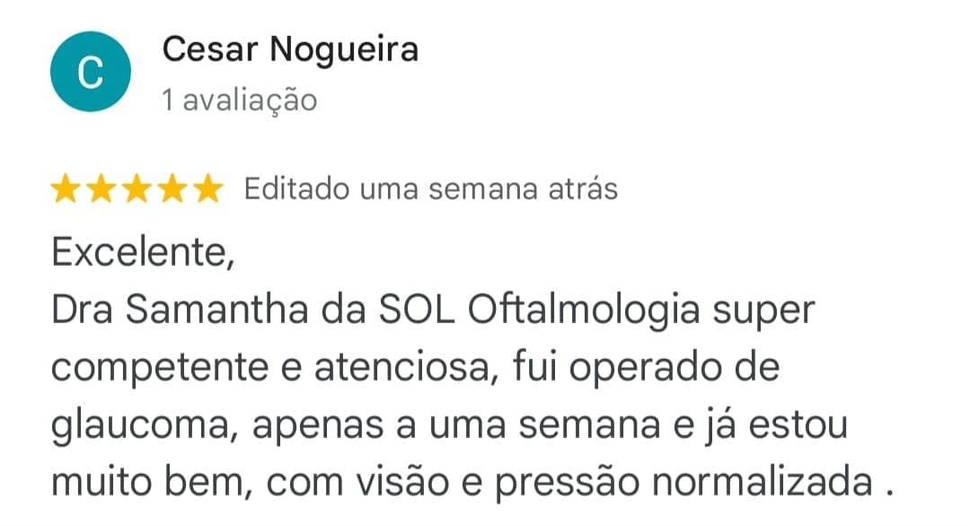 Depoimento de paciente