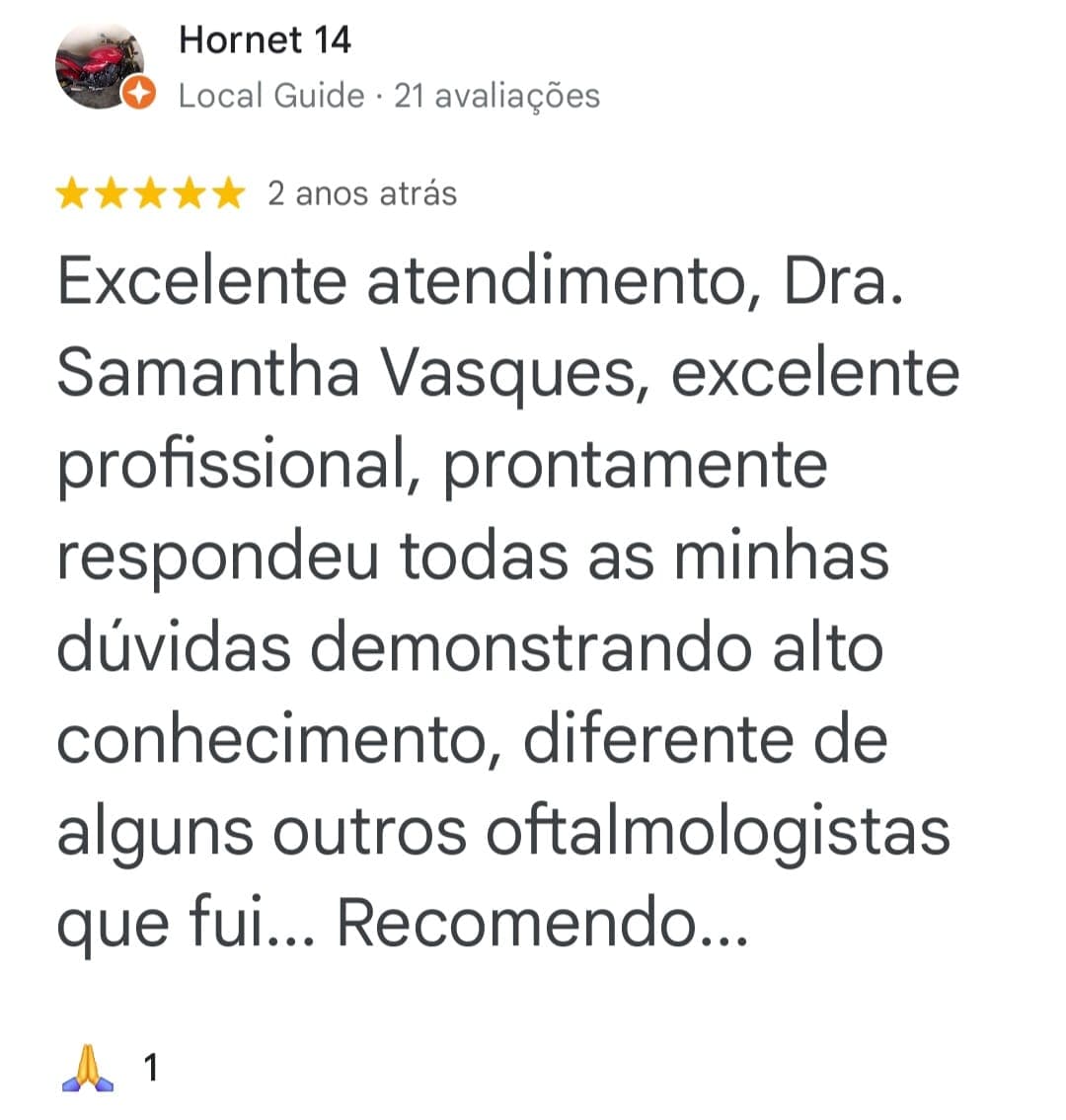 Depoimento de paciente