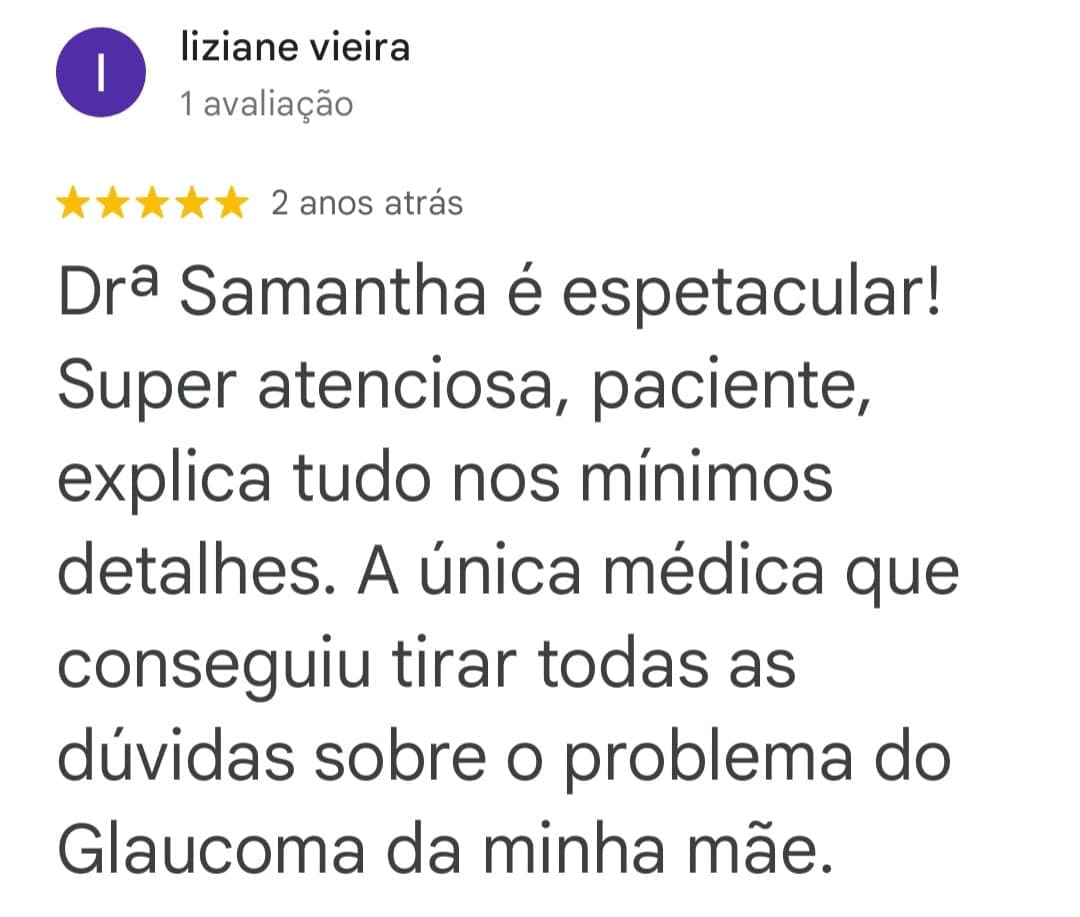 Depoimento de paciente