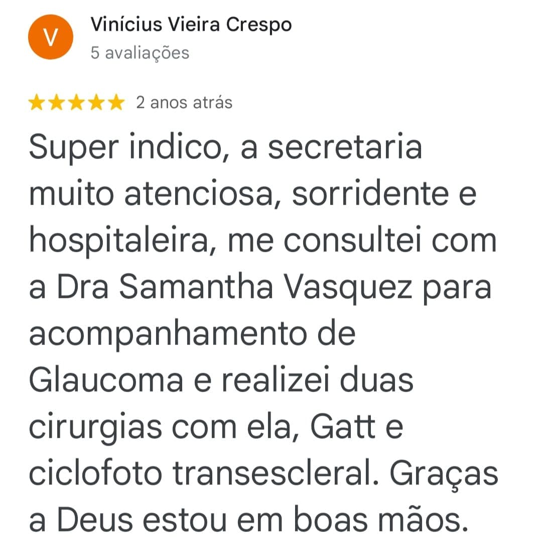 Depoimento de paciente